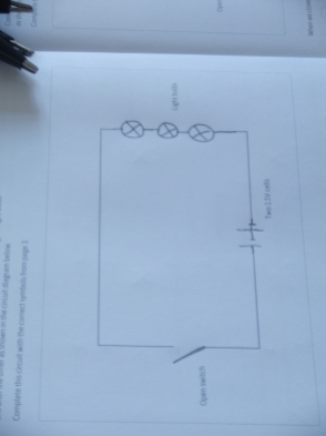 One of many circuits drawn during the day using the fantastic booklets provided by ENWL